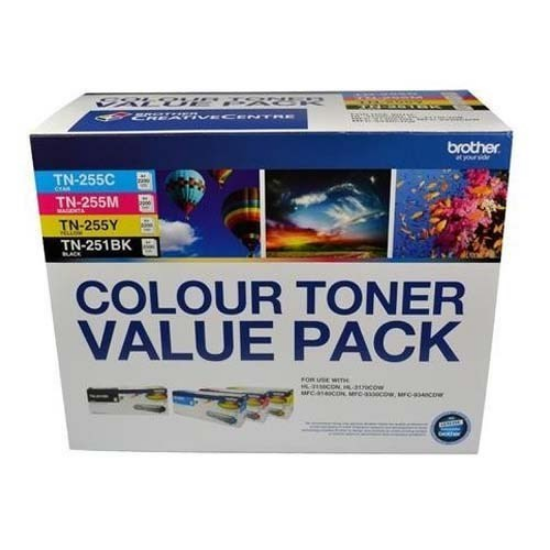 TN-251BK-TN-255CMY-4PK