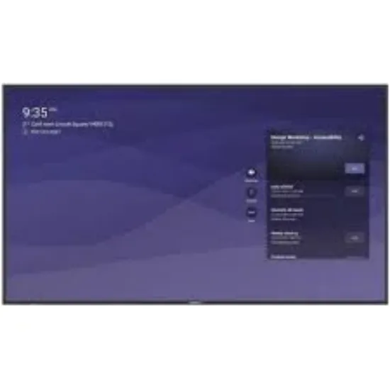 Picture of Commbox (CBD75MR) Premium Commercial 75" 24/7 Display. Non-Smart (No Built In Android Or CommBox Os) Means These Screens Are Ideal For Meeting Rooms With Micros