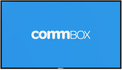 Picture of CommBox (Cbdi0186) Intelligent Display 86" 4K Uhd Display, WiFi, Lan, Hdmi, DP, Vga, Wall Bracket, 5Yr WTY