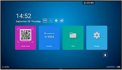 Picture of CommBox (Cbdi0198) Intelligent Display 98" 4K Uhd Display, WiFi, Lan, Hdmi, DP, Vga, Wall Bracket, 5Yr WTY
