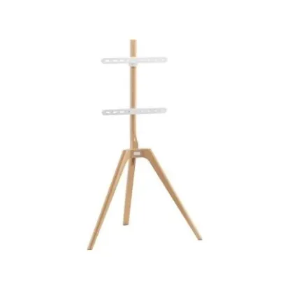 Picture of Commbox (CBTRI)Solid Beech Wood Display/Tv Floor Stand Creates A Stunning Feature For 45"- 65"Screens, With 45 Degree Swivel Function. It's Smart Design Include