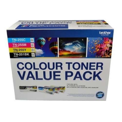 TN-251BK-TN-255CMY-4PK